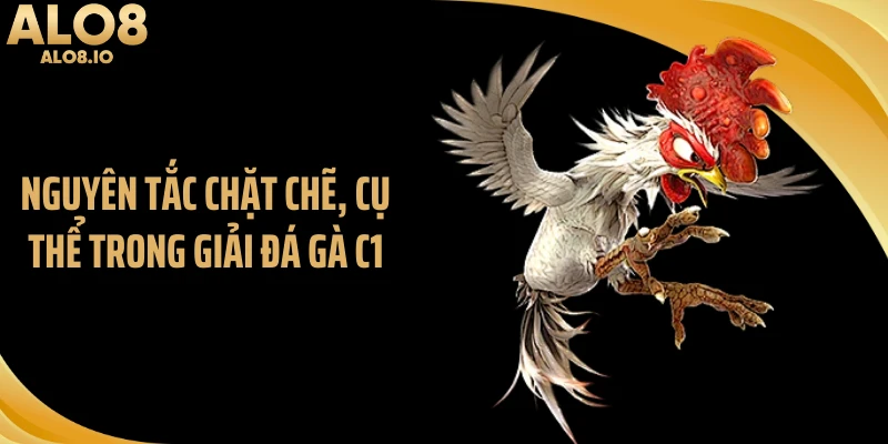 Nguyên tắc chặt chẽ, cụ thể trong giải đá gà C1